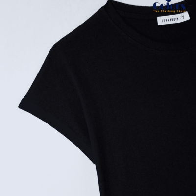 Basic crew neck T-shirt Black