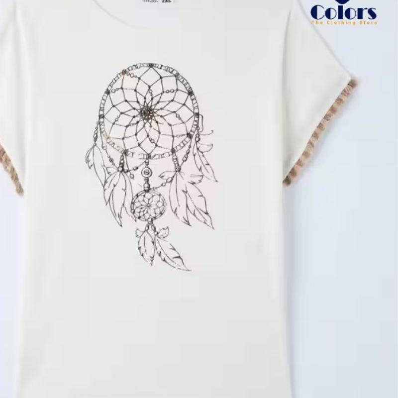 Best T-shirt with tassel applique