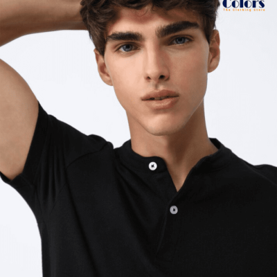 Comfortable Black Color Polo T-Shirt