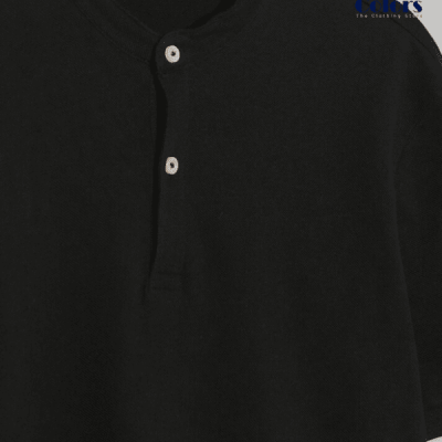 Comfortable Black Color Polo T-Shirt