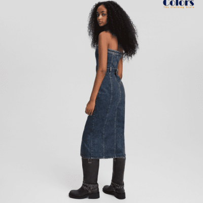 Denim Midi Dress