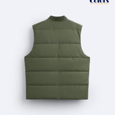 Exclusive Gilet With Rubberized Finish