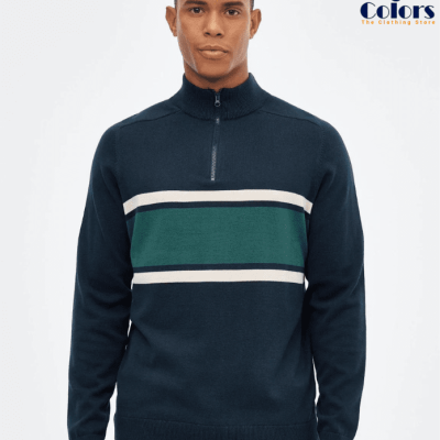 Exclusive Zipper Neck Sweater