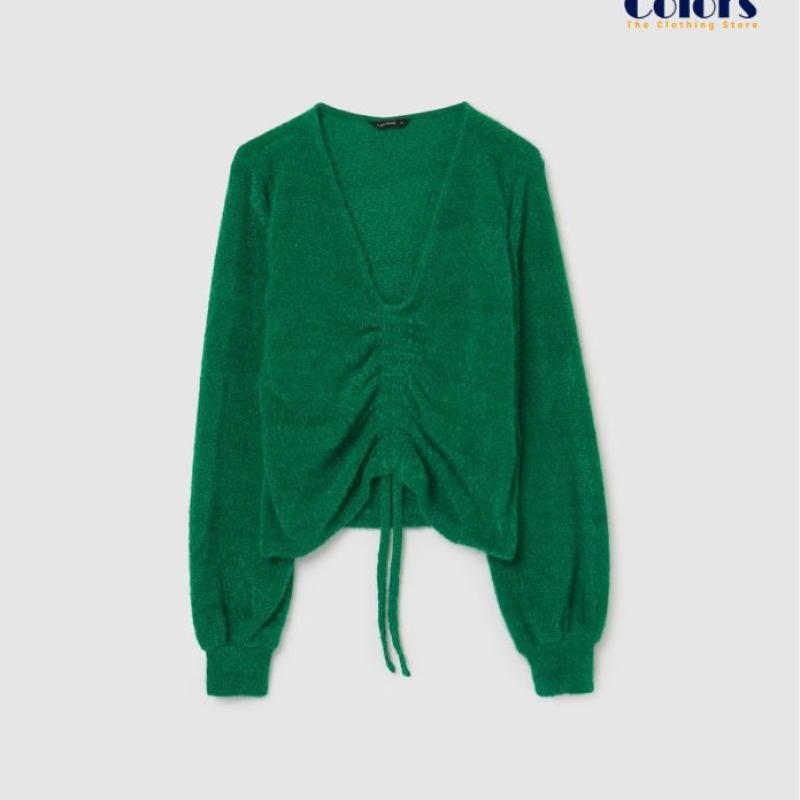 Fashionable Woolen V shape Neck Sweater