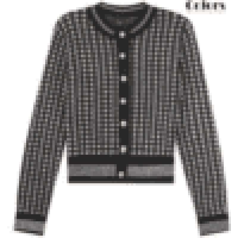 Top Jacquard Cardigan