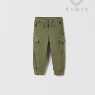 Kids Cargo Jogger-Battle Green