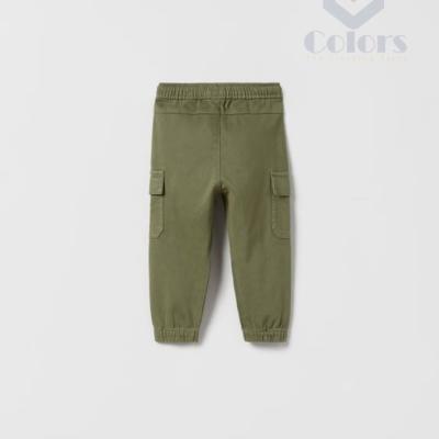 Kids Cargo Jogger-Battle Green