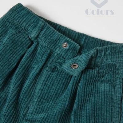 Kids Cord Pant – Dark Green, Sizes 9 Months to 4 Years