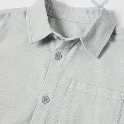 Kids Cord Shirt-Lite Grey