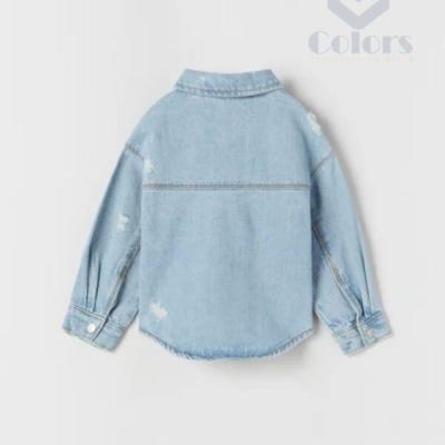 Kids Denim Jacket- Lite Sky Blue