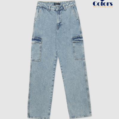 Light Blue Long Denim Pants