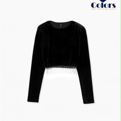 Long-Sleeved T-Shirt Ultrablack