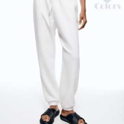 Pearl White Women Jogger Trouser