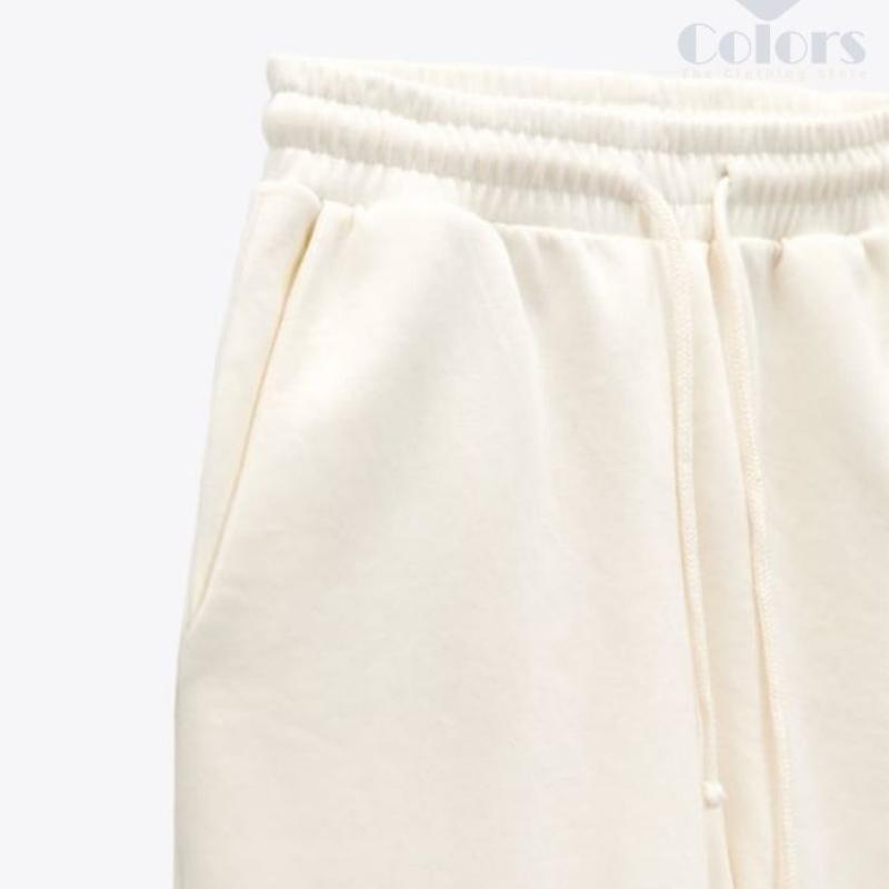 Pearl White Women Jogger Trouser