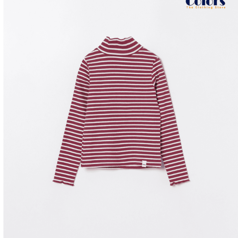 ROLL NECK PRINT T-SHIRT