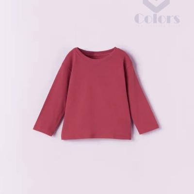 Round Neck Kids T Shirt-Magenta