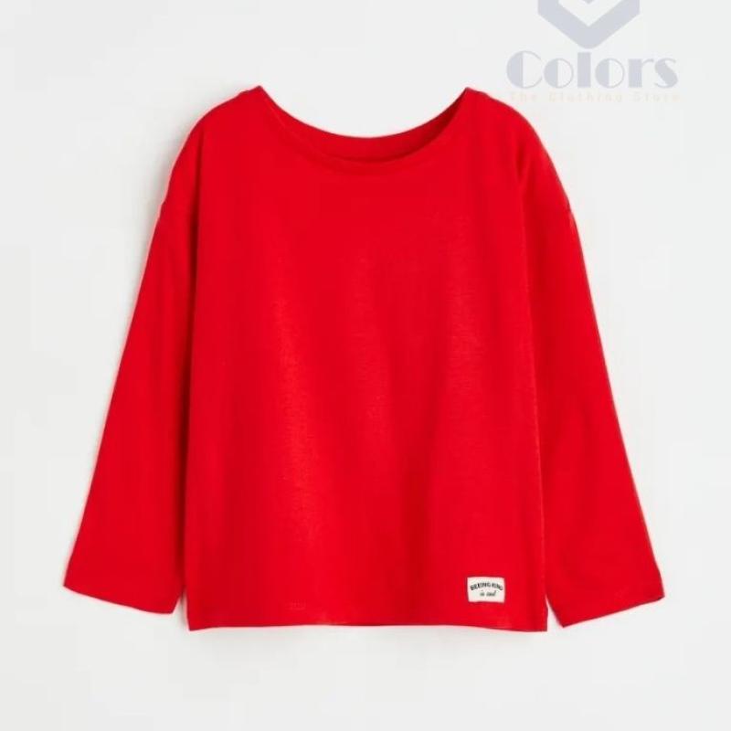 Round Neck Kids T Shirt-Red