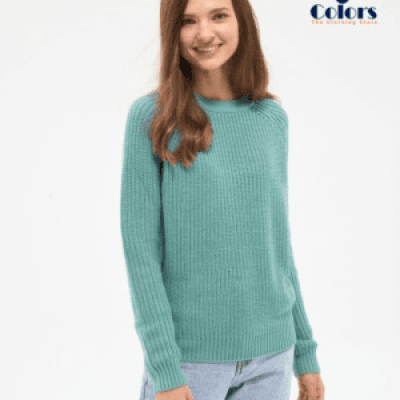 Sage English Rib-Knit Tops for Women’s