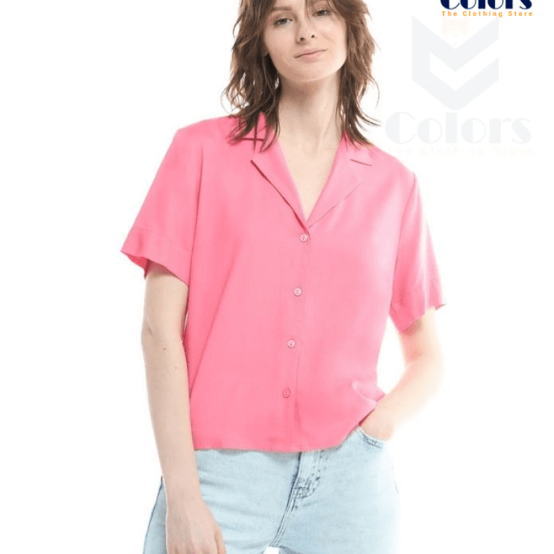 Short-Sleeved Shirt Pink Bubble