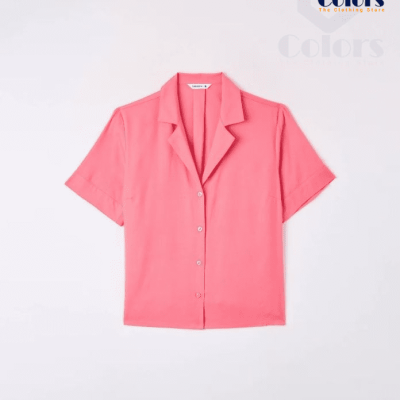 Short-Sleeved Shirt Pink Bubble