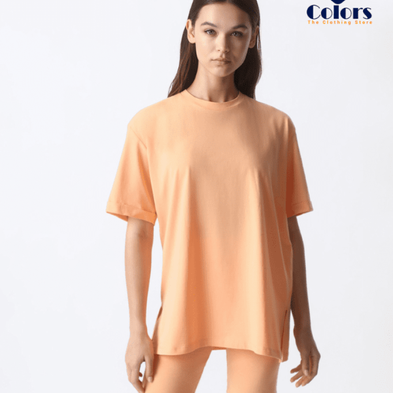 T-shirt Optical coral