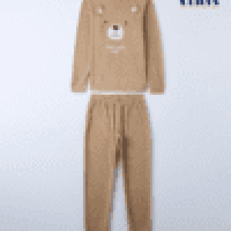 Teddy bear pajama set Beige