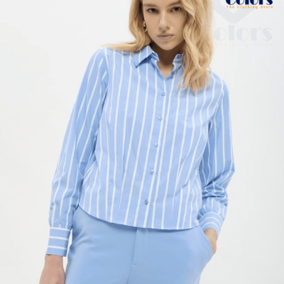 Women Shirt Sky-Blue