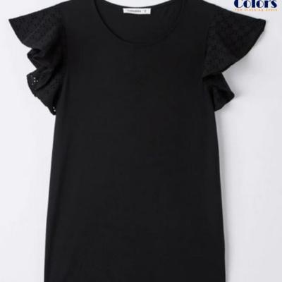 Women Ribbed Shiffer Stylish Dress