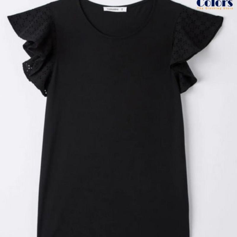 Women Sleeve Decorative T shirt