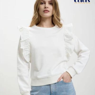 Women’s Gathered Arm Hole Sweatshirt