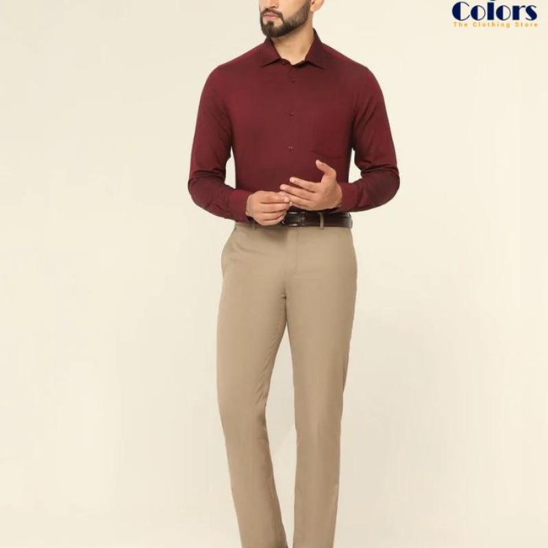 Wrinkle Free Men Stretchable Shirt