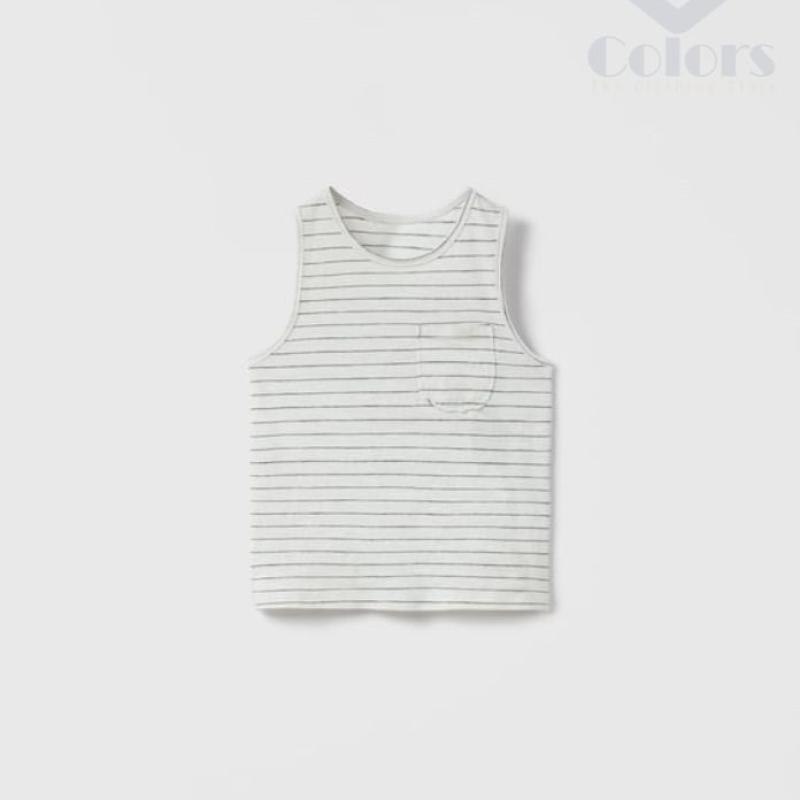 ZARA Top Sleeveless – White Sleeveless Top