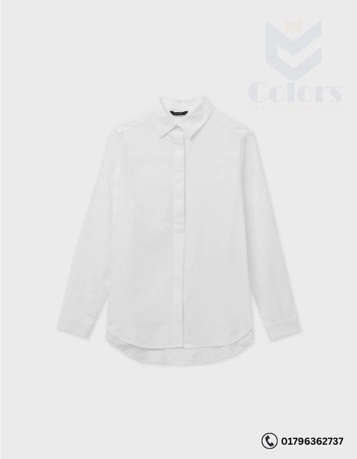 Women's Corporate Shirt-White - Colors Clothing
